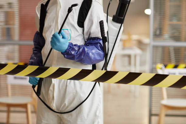 Professional Biohazard technician working in Hope, NJ
